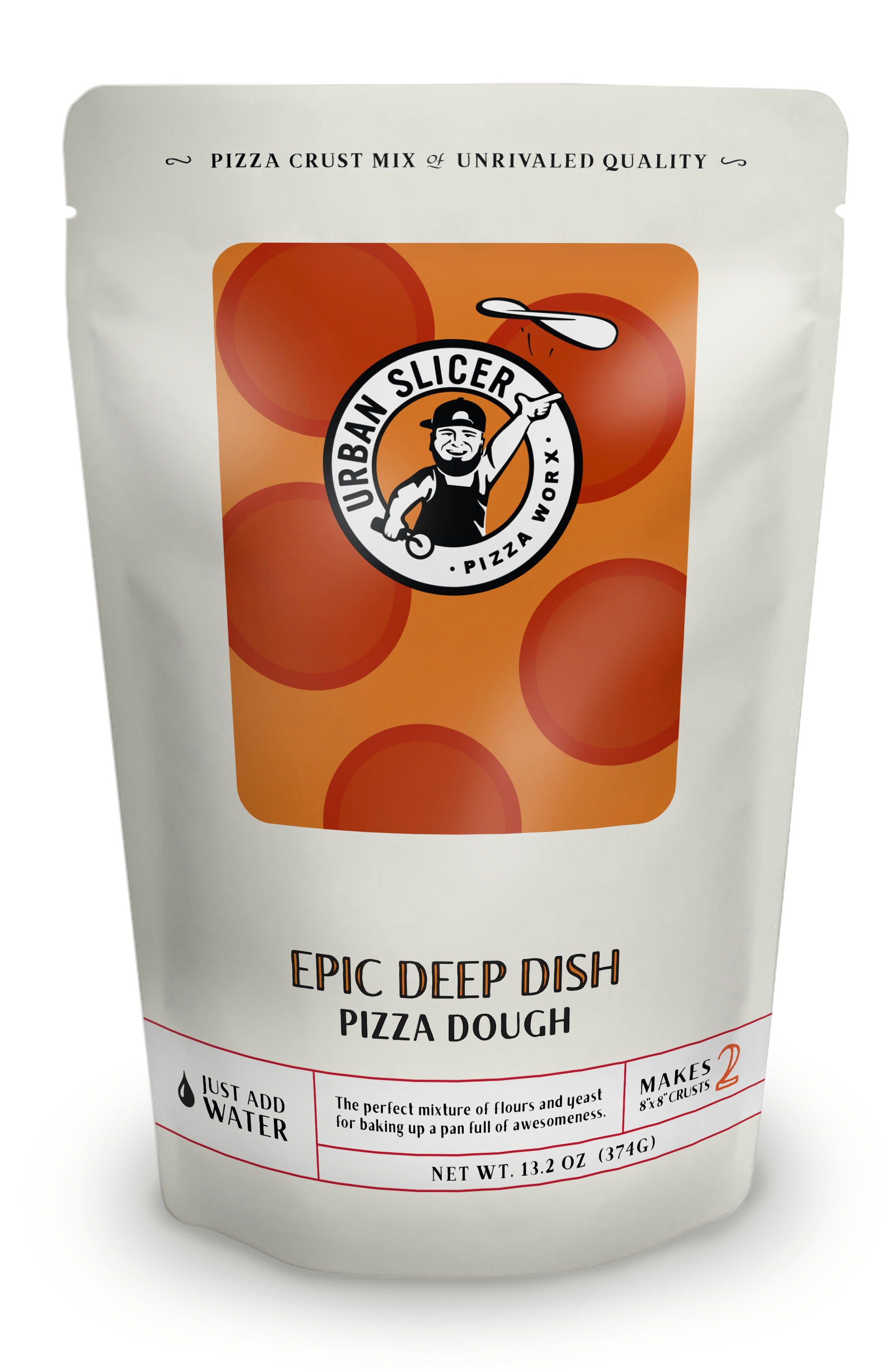 Detroit Deep Dish Pizza Dough Mix | Urban Slicer Pizza Worx Detroit Deep Dish Pizza Dough Mix | Urban Slicer Pizza Worx
