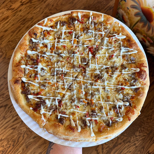 Philly Cheesesteak Pizza