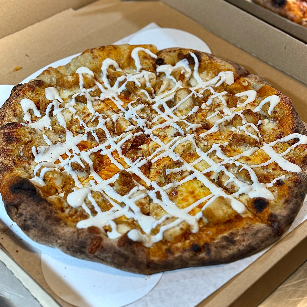 Urban Slicer’s Buffalo Chicken Pizza Urban Slicer Pizza Worx