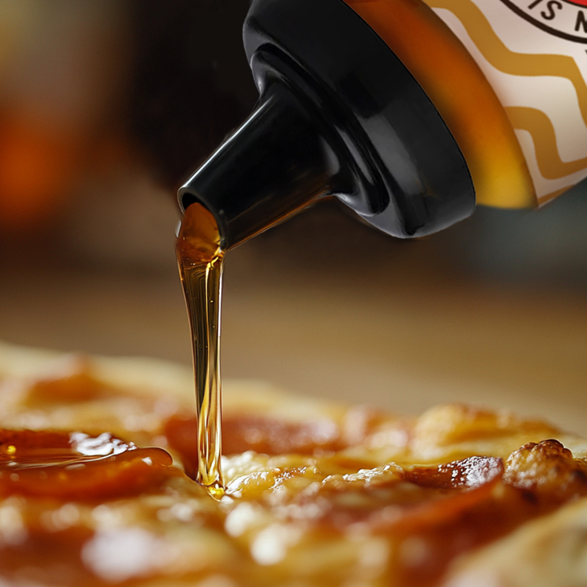 Hot Honey Drizzler | Sweet Heat Pizza Topping | Urban Slicer Hot Honey Drizzler | Sweet Heat Pizza Topping | Urban Slicer