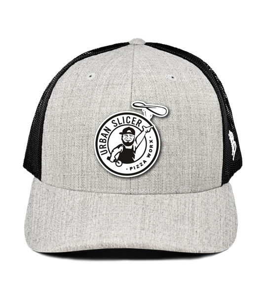 Snap Back Hat - LIGHT GREY/BLACK